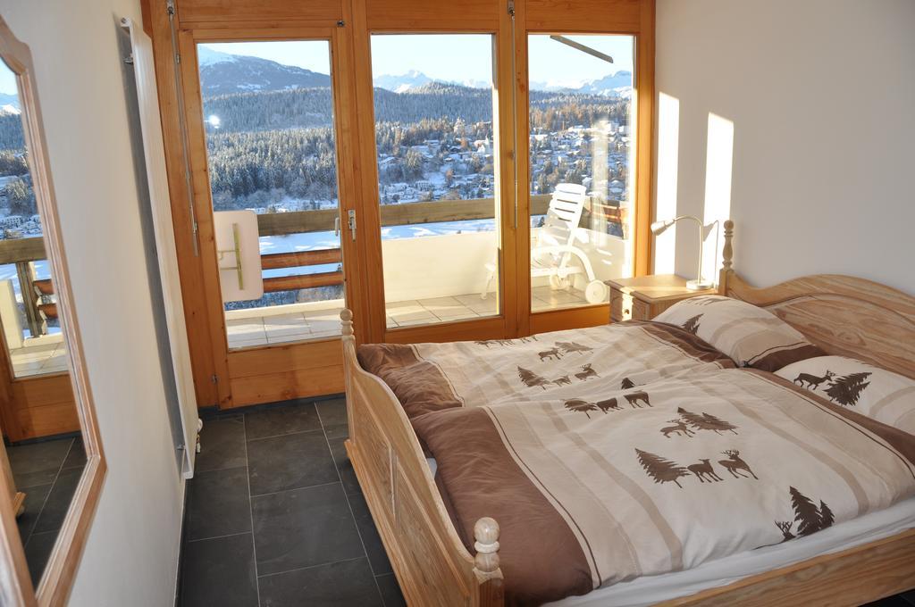 Crap Da Flem - 3.5 Zimmer Ferienwohnung Am Sonnenhang Von Flims Exterior photo
